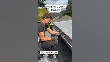 This Guy Is Professional Installer #shorts #gutter #construction #gutters #rain #diy