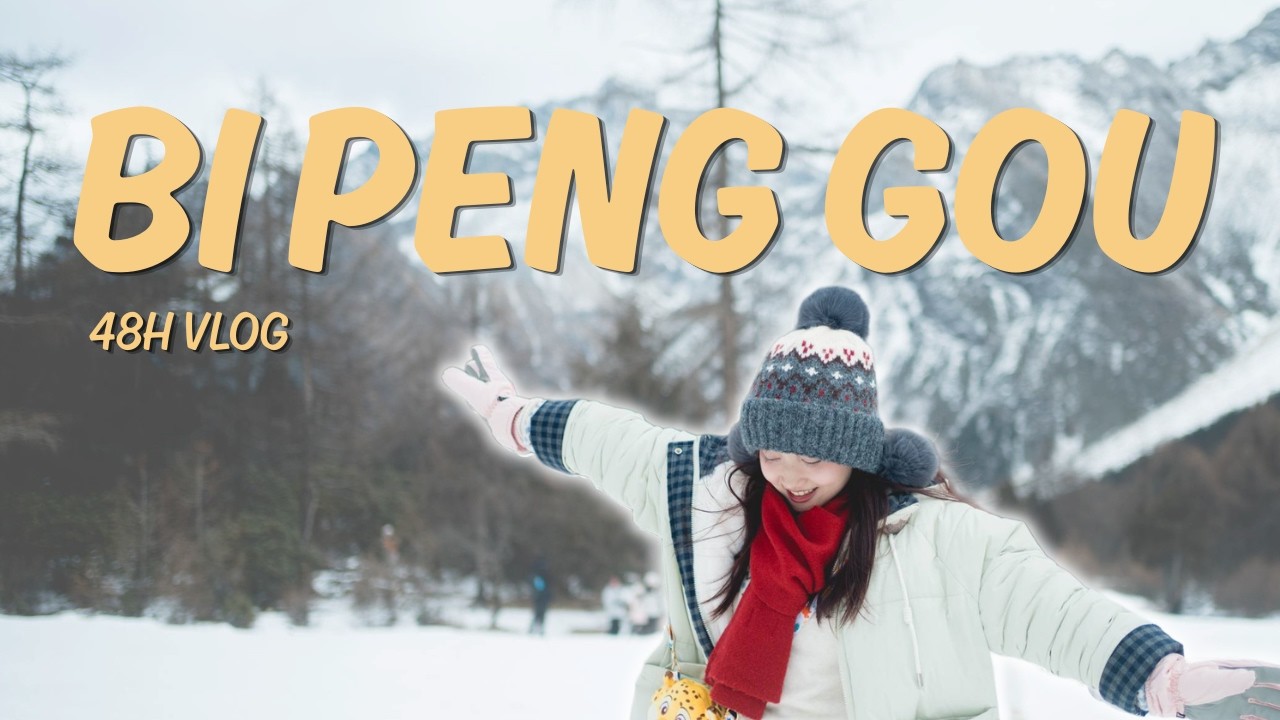 🇨🇳 CHINA VLOG | 48H IN BIPENGGOU | FIRST TIME SEEING SNOW!