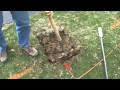 Basketball Goal Installation - Digging the Hole