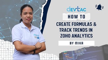 Data Analysis in Zoho Analytics | Formulas, Trends, and AI Insights