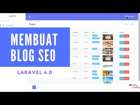 #16 Tutorial Laravel 6.0 Bahasa Indonesia - Login pada Laravel - Project Blog SEO