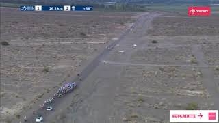 Australiano Hans Schreus líder a 2 km del final Vuelta a San Juan 2da etapa - #VueltaSJ2019