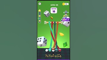 Tangle Master 3D - Level 145 & Level 146, Walkthrough, #shorts