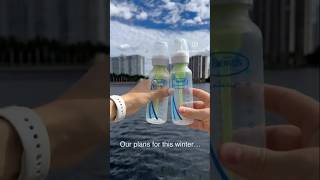 What we did last winter? #winterplans #miami #miamilife #newparents