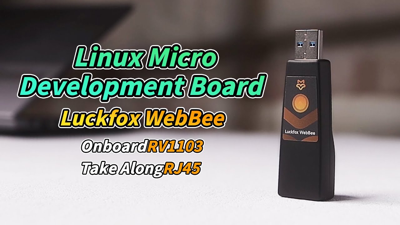 Luckfox Pico WebBee, RV1103 Linux Micro Board, Integrates Arm Cortex-A7/RISC-V MCU/PHY, with Case