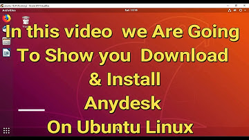 How to install anydesk remote support software on Ubuntu 19.04,18.04 & Linux mint, Debian based OS.