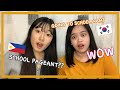 THE DIFFERENCE BETWEEN SCHOOL IN KOREA & PHILIPPINES | HANA CHO