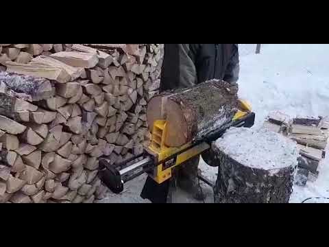 Дровокол электрический HLS-5500/52H HUTER - 3300Вт, бревно диаметром до 300мм, длиной до 520мм