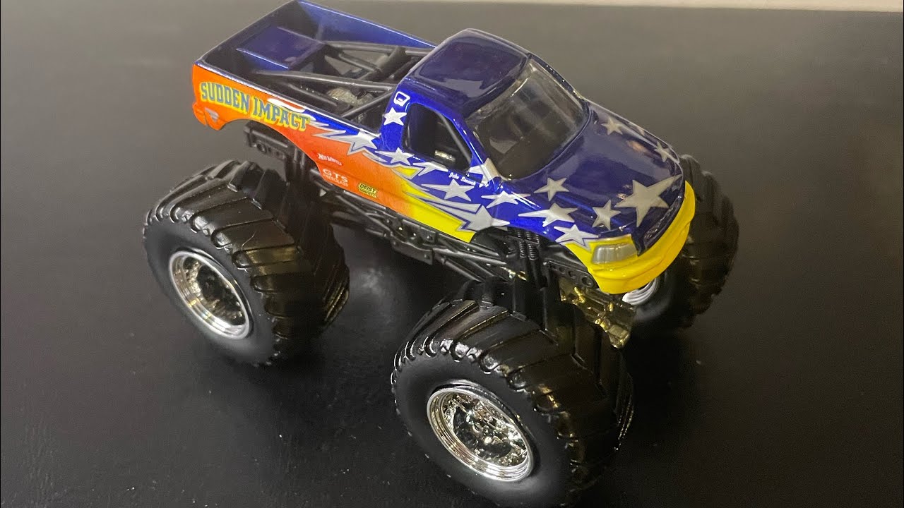 Hotwheels Monster Jam 2005 Sudden Impact Review - YouTube