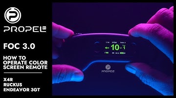 X4R FOC3. 0 Color remote demonstration(Pairing, operation,setting )