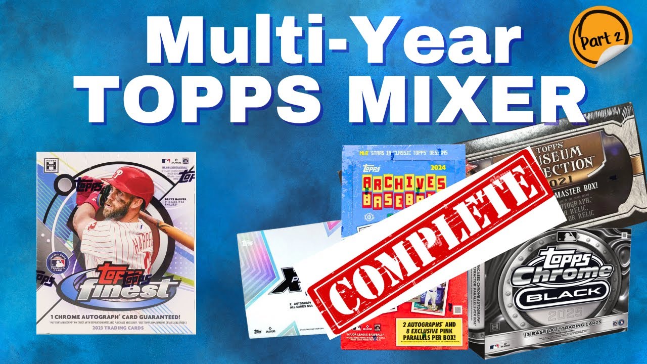 Multi-Year Topps Baseball Mixer! Not-For-Profit Break!