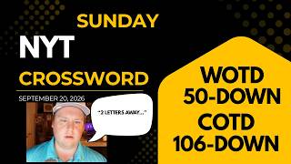 NYT Crossword | September 20, 2026