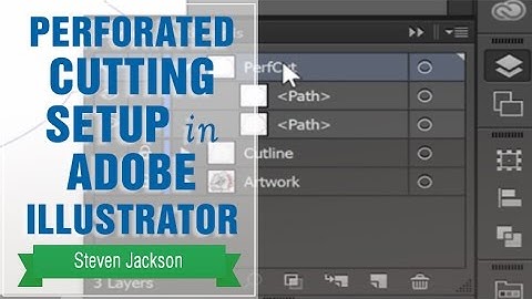 Perforated Cutting Setup in Adobe Illustrator