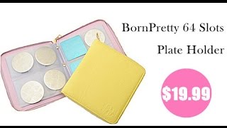 BornPretty Nail Art Stamping Plate Holder 64 Slots