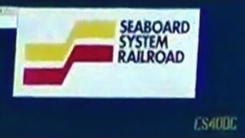 Seaboard System Sticker 5461 Leads CSX Train