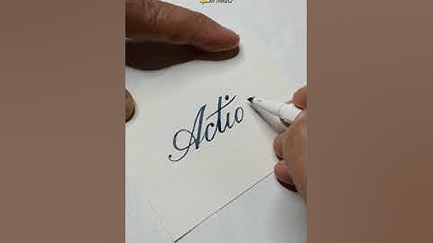 Action | Calligraphy | Writing | Lettering | Copperplate | Round Hand Script | Shorts