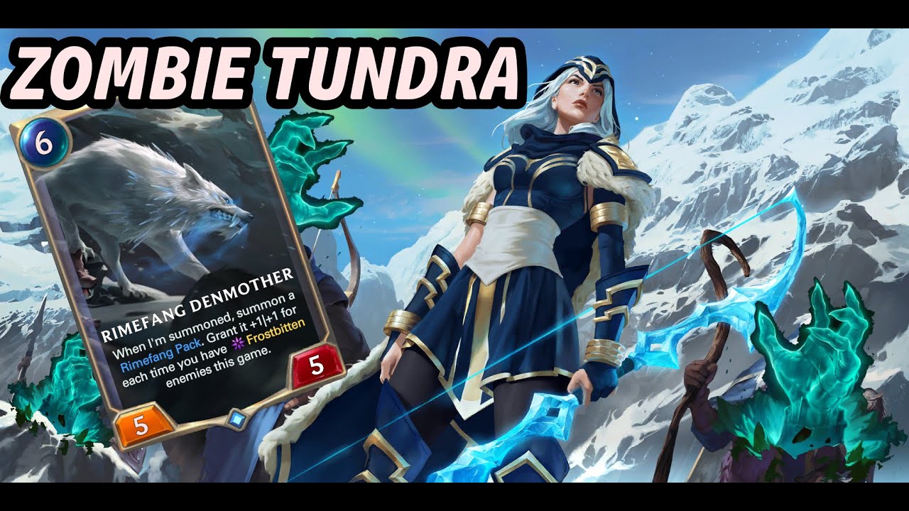 ZOMBIE ASHE. WHAT'S FROZEN CAN NEVER DIE (unless its the enemy's units). (Legends of Runterra)