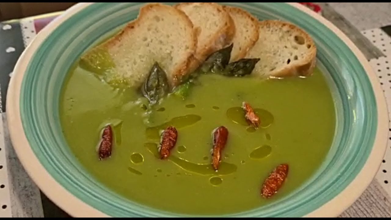 Vellutata di asparagi e patate 🍵#lacucinadicasa