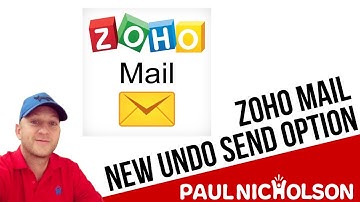 Zoho Mail Undo Send Feature - No More Email Accidents.