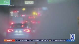 Broken water main floods 101 Freeway, prompts closure through Hollywood
