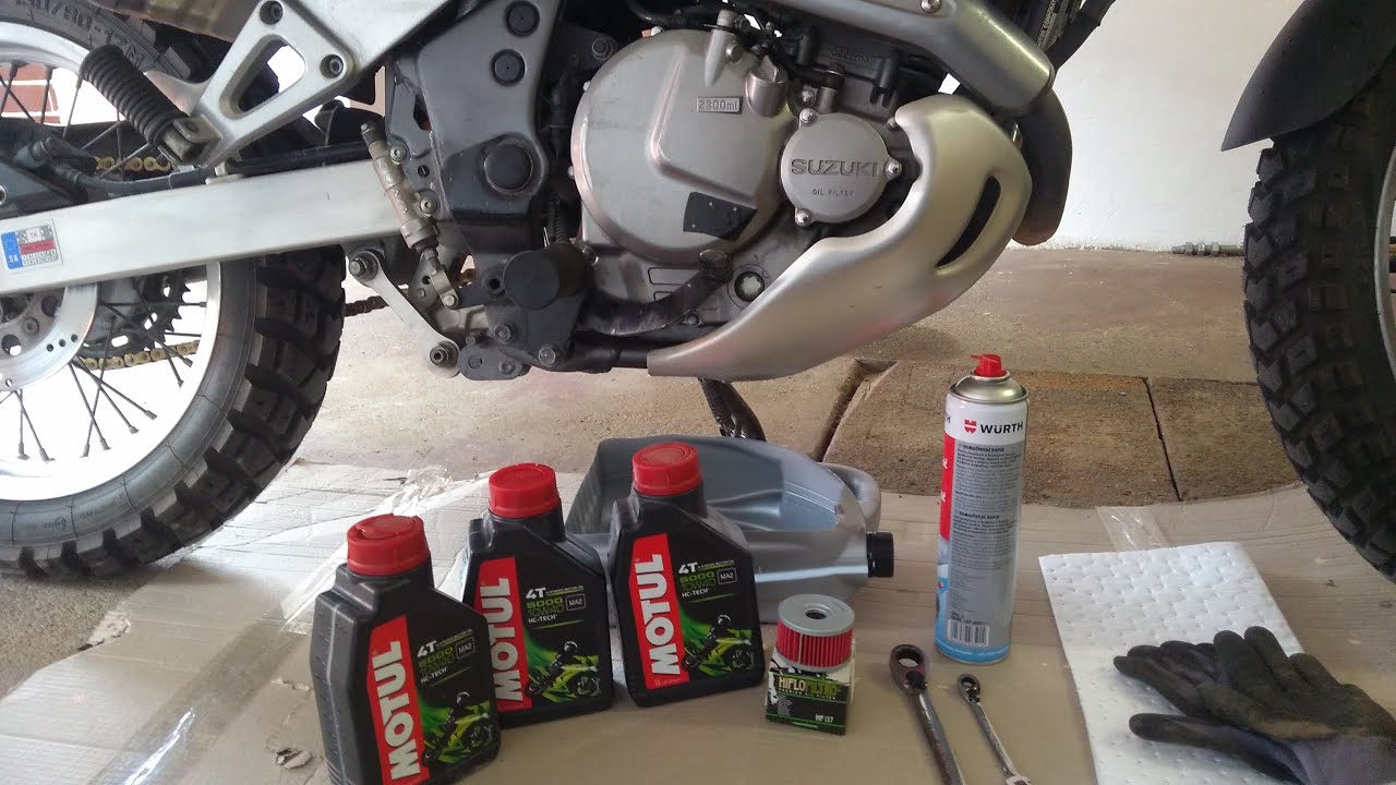 SUZUKI 650 Freewind Oil change výmena oleja YouTube