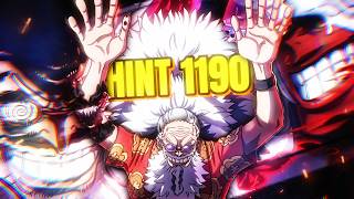 HINT ONE PIECE 1190 !! TANGAN GABAN BUNTUNG !? PERTARUNGAN EPIC NAMUN TANDA TANDA KEMATIAN ?!