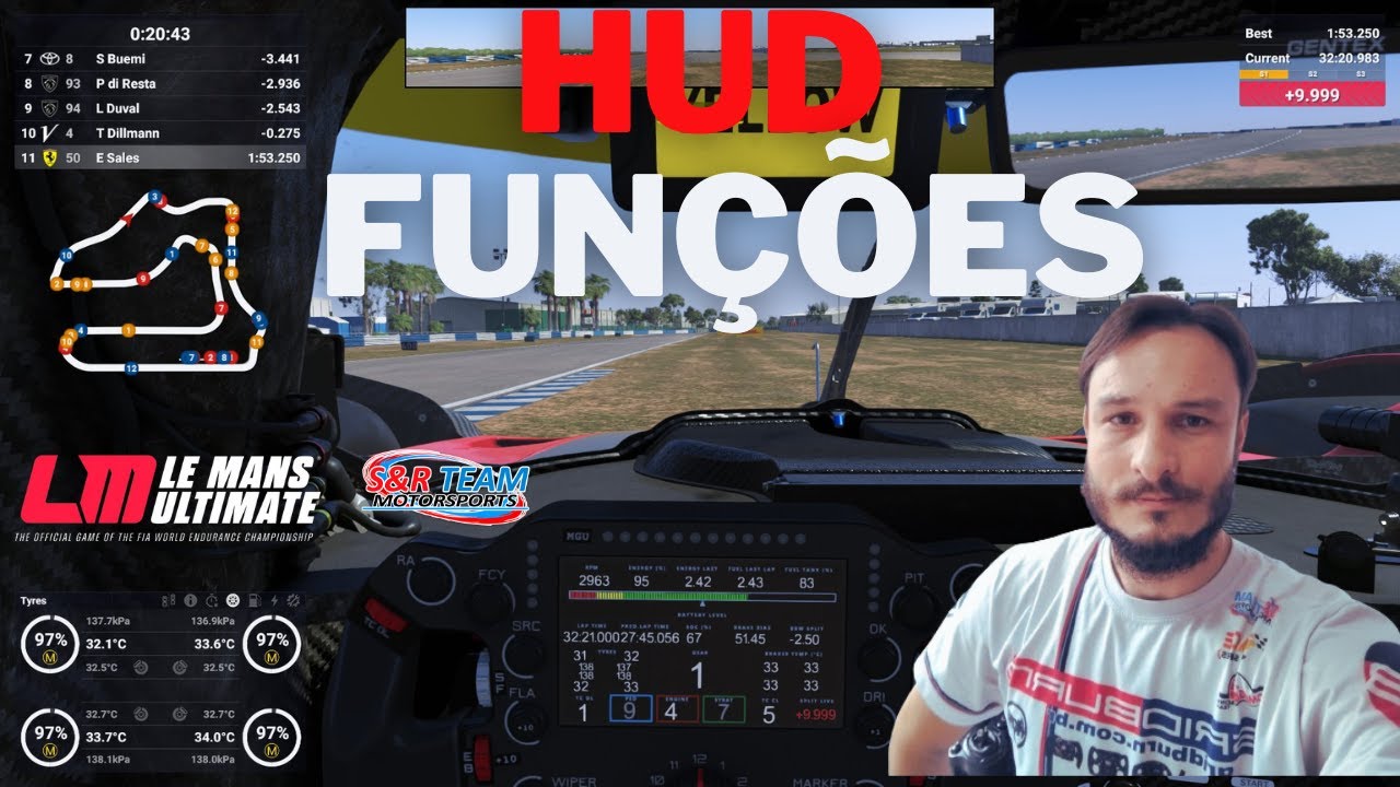 Le Mans Ultimate - Entenda as funções do HUD para gerenciar as ...
