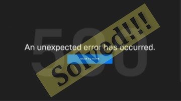 How To Fix Epic Games Launcher An Unexpected Error Has Occurred - Error Code 500