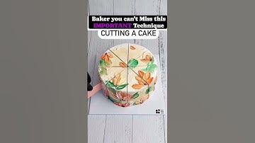 Learn to Cut the Cake like a PRO.. Follow more such Baking tips @outofdoven_navtej