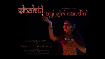 Ayi giri nandini | Sayani Chakraborty choreography.