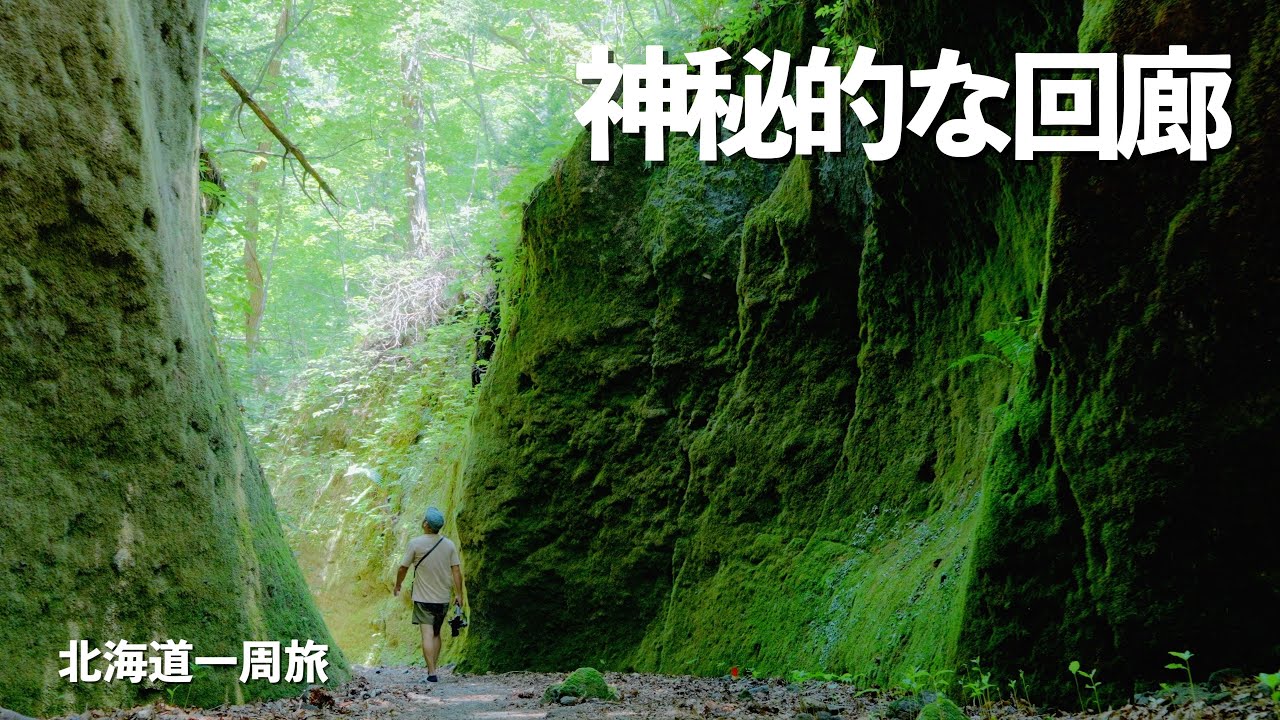 【北海道1周】森に入ると神秘的な回廊に辿り着いた!!｜支笏湖｜登別温泉｜大湯沼川天然足湯｜ドライブ｜田舎暮らし｜北海道｜4K