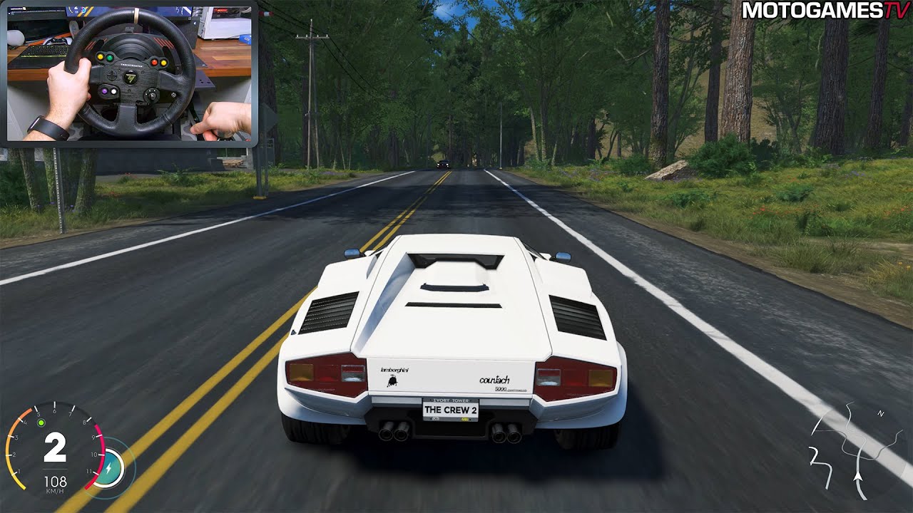 The Crew 2 - 1985 Lamborghini Countach LP 5000 Quattrovalvole Customization and Gameplay