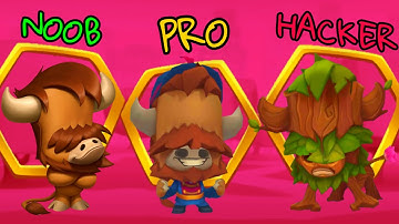NOOB vs PRO vs HACKER Zooba Zoo Battle Arena