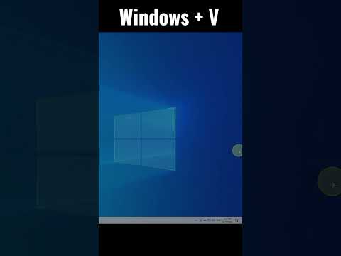 Windows + V