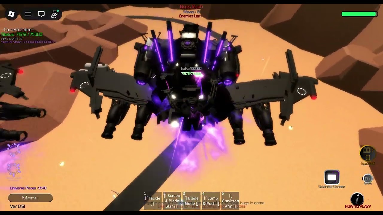 to beat boss rush mode with scientist tv
