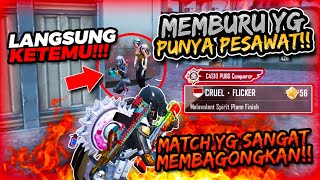 TERNYATA CONQUEROR YG PUNYA PESAWAT!? KITA BURUU!! TAPI KOK MATCHNYA KAYAK GINII??| PUBG MOBILE