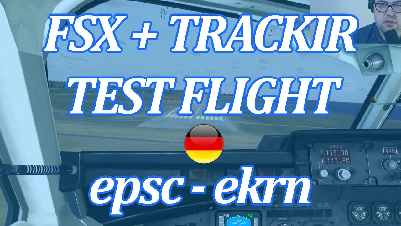 FSX - EPSC nach EKRN test flüg mit TRACKIR