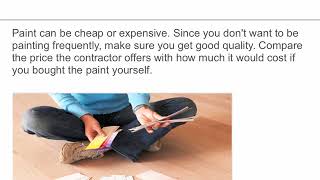 Mark Stewart gives tips on 6 Tips for Choosing the Right House Painter