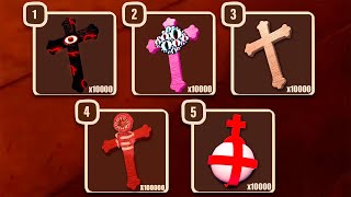 Roblox Doors, BUT I CAN USE EVERY CRUCIFIX x10000 ON ANYTHING + SUPER HARD MODE!