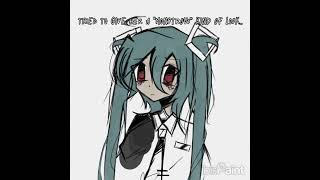 i love her and this song #artstyle #drawing #illustration #hatsunemiku #vocaloid #2000saesthetic