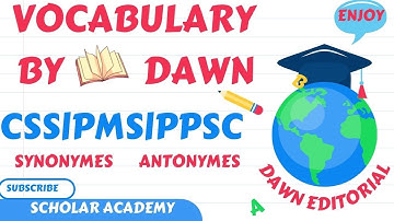 CSS|PMS|DAWN EDITORIAL|IRAN NUCLEAR PROGRAM VOCABULARY