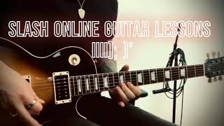 Slash licks jam improvisation - slash style guitar lesson