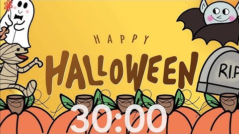 30 Minute Timer - Happy Halloween