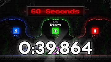 60 seconds new world record | Geometry Dash
