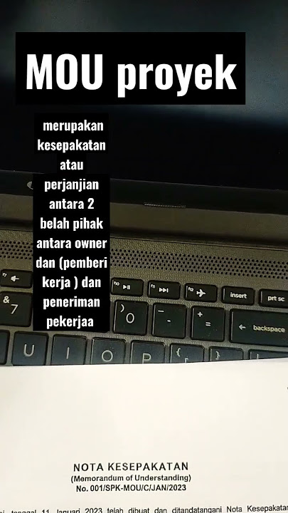 Project MOU (Memorandum of Understanding)