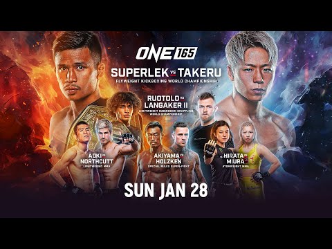 ONE 165: Superlek vs. Takeru 