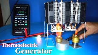 DIY Thermoelectric generator using Peltier module