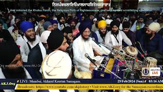 053 Mumbai 24Feb2024 SatEve Rainsabai Keertan Bhai Taranveer Singh Jee Ludhiana