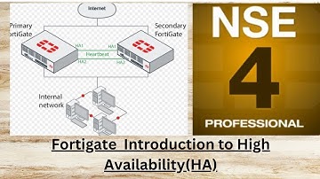 FortiGate NSE 4 Introduction to High Availability HA