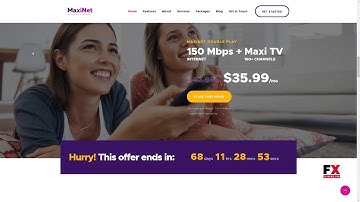 MaxiNet Broadband and Telecom WordPress Theme      Cosmo Herb